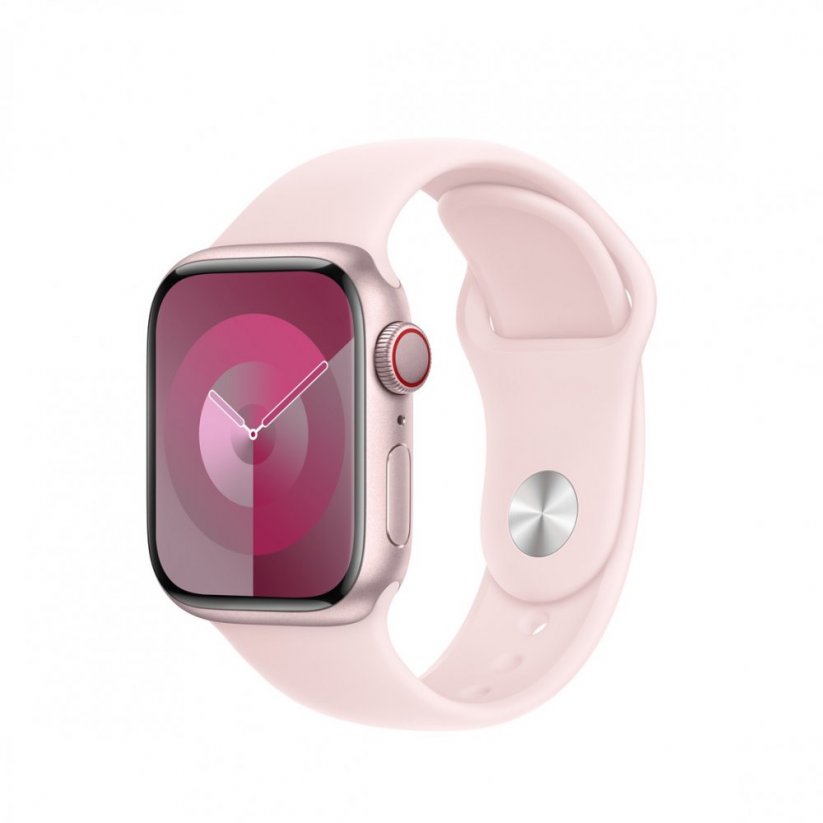 Apple Watch 41mm Světle růžový sportovní řemínek – M/L