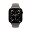 Apple Watch Series 11 Cellular 46mm přírodní titan se šedým sportovním řemínkem M/L