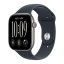Apple Watch Series 12 GPS + Cellular 42mm vesmírně šedý hliník s námořnicky modrým sportovním řemínkem S/M