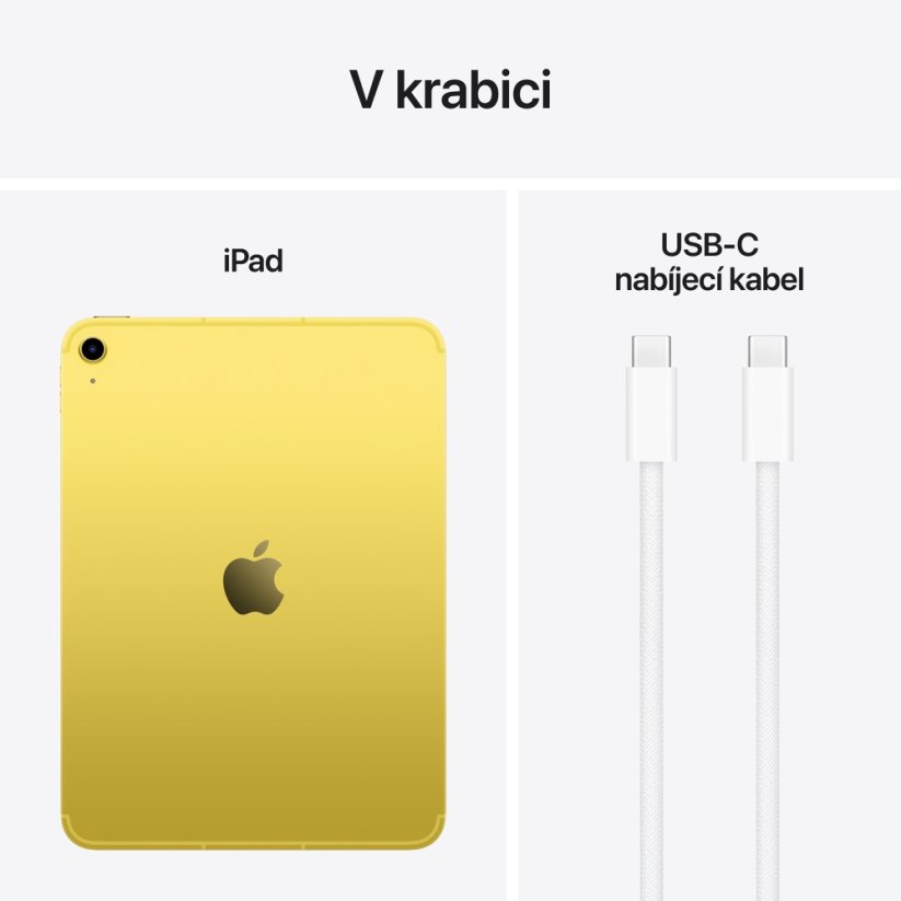 Apple iPad 11″ Wi-Fi + Cell 512GB - žlutý
