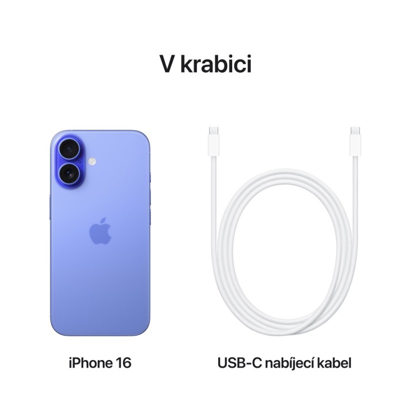 iPhone 16 128GB ultramarínový