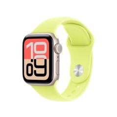 Apple Watch 42mm neonově žlutý sportovní řemínek - M/L
