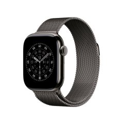 Apple Watch 40mm řemínek s břidlicově šedým milánským tahem
