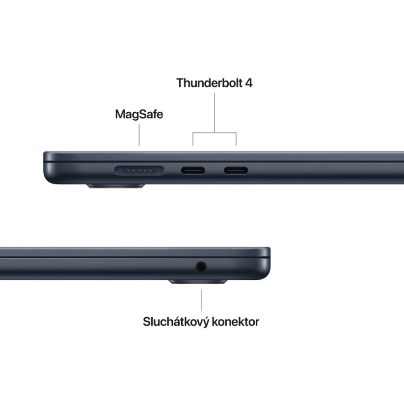 MacBook Air 15″ M4 10C CPU/10C GPU/16G/256 - Temně inkoustový