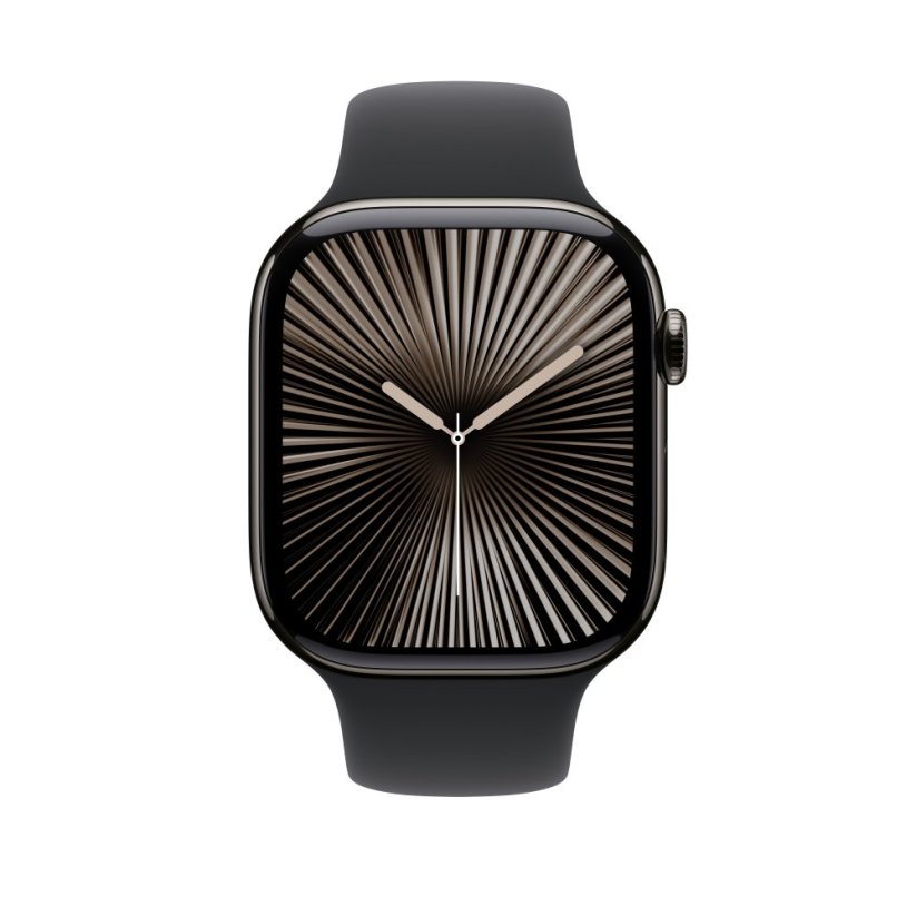 Apple Watch 46mm Černý sportovní řemínek - S/M