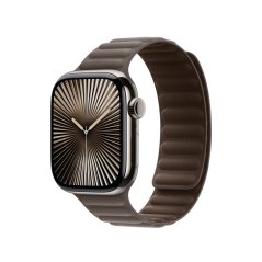 Apple Watch 42mm šedohnědý magnetický tah - M/L