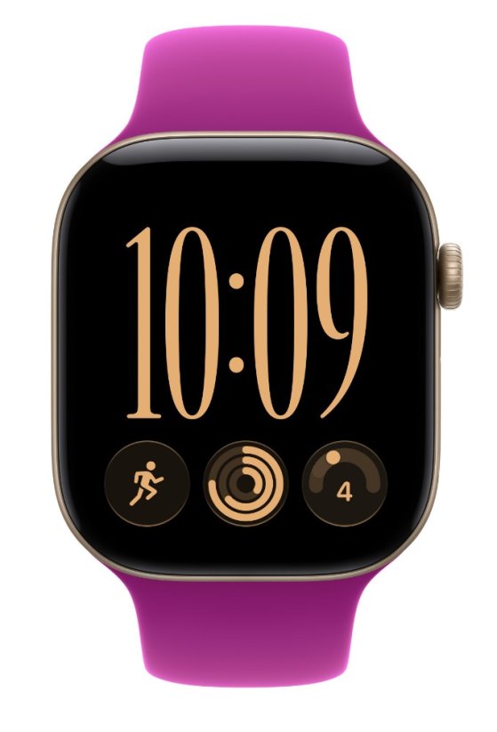 Apple 46mm sportovní řemínek - magentový S/M