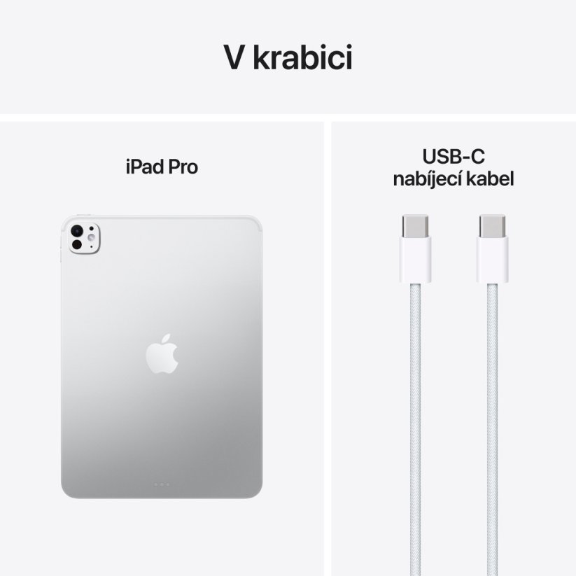 Apple iPad Pro 11" M5 Wi-Fi 12GB/512GB - stříbrný