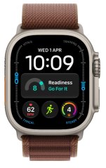 Apple 49mm alpský tah - burgundsky červený s přírodní titanovou sponou M