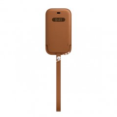 Apple kožený návlek s magsafe na iphone 12 mini – sedlově hnědý