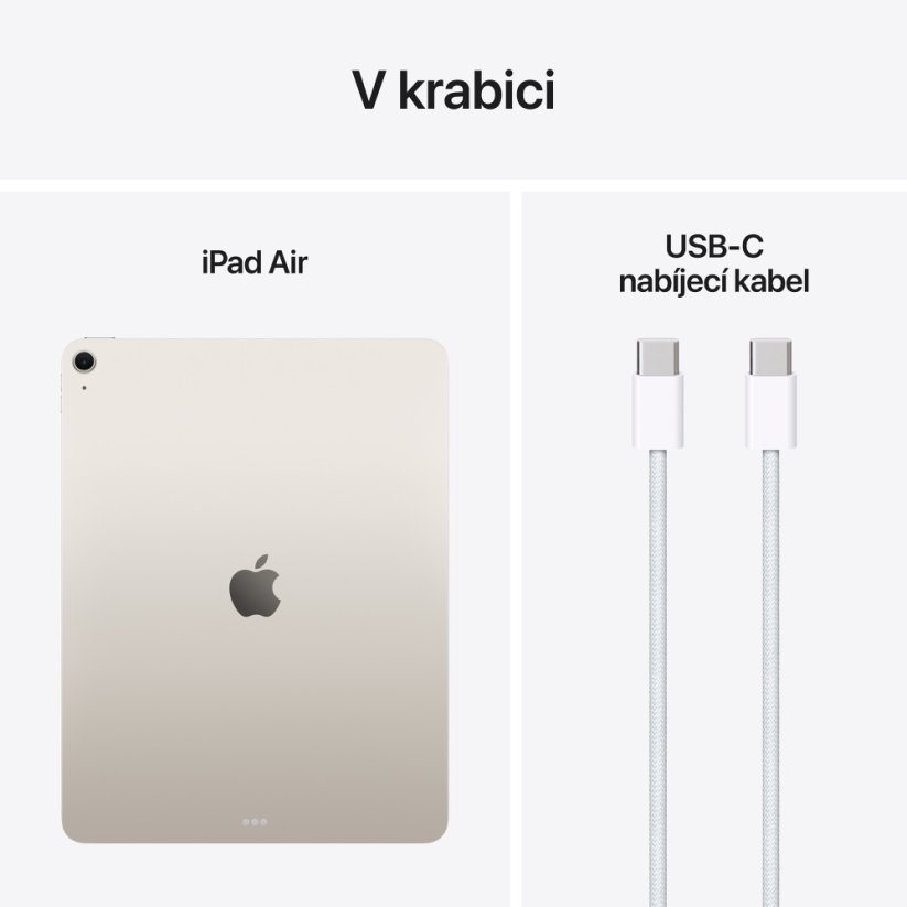 Apple iPad Air 13″ M3 Wi-Fi 128GB - Hvězdně bílý