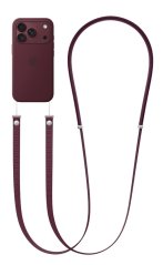 Apple crossbody popruh - burgundsky červený