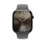 Apple Watch 46mm Skálově šedý sportovní řemínek - S/M