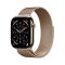 Apple Watch Series 11 Cellular 42mm zlatý titan se zlatým milánským tahem S/M