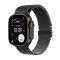 Apple Watch Ultra 3 49mm černý titan s černým titanovým milánským tahem M