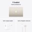Apple MacBook Air 15"/M4/15,3"/2880x1864/16GB/256GB SSD/M4/Sequoia/Starlight/1R