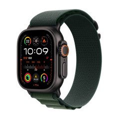 Apple Watch Ultra 2 49mm černý titan s tmavě zeleným alpským tahem S