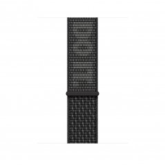 Watch 45mm černo‑sněhobílý provlékací sportovní řemínek Nike