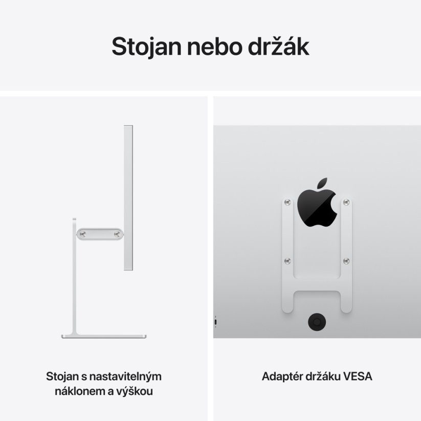 Apple Pro Display XDR - standardní sklo - adaptér držáku VESA