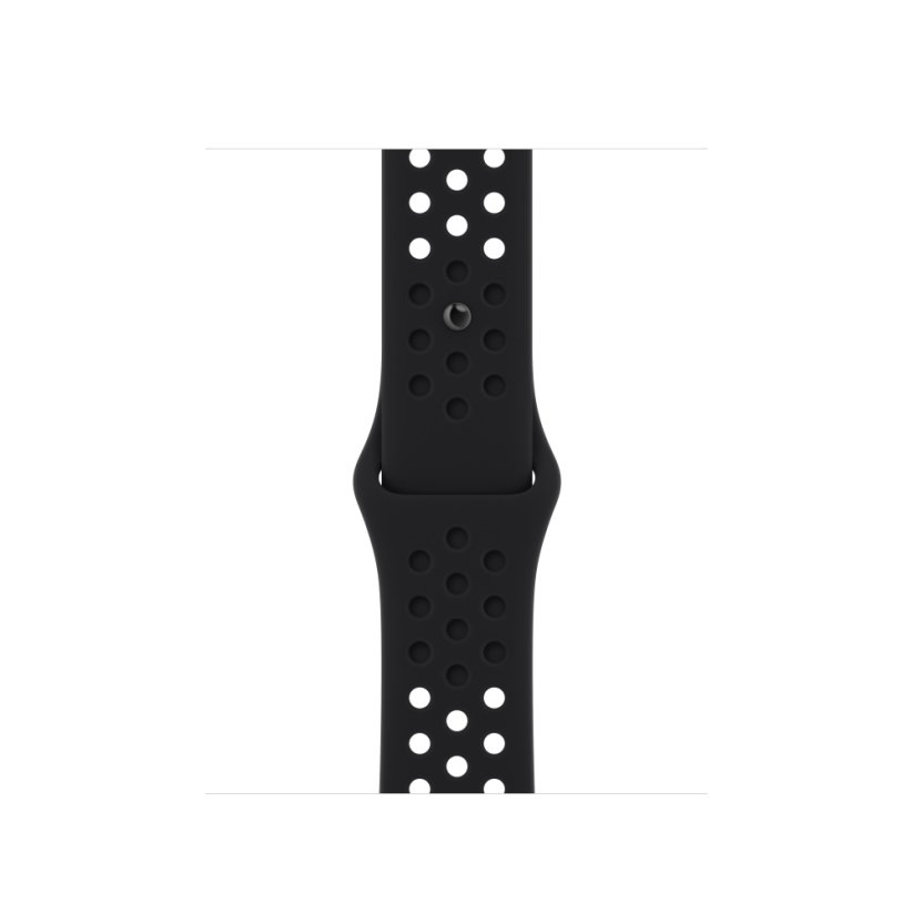 Watch 45mm černo‑černý sportovní řemínek Nike