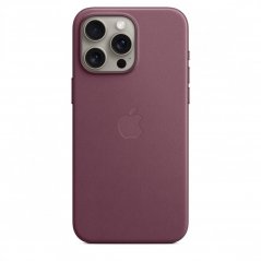 Apple Kryt z tkaniny FineWoven s MagSafe na iPhone 15 Pro Max – morušově rudý