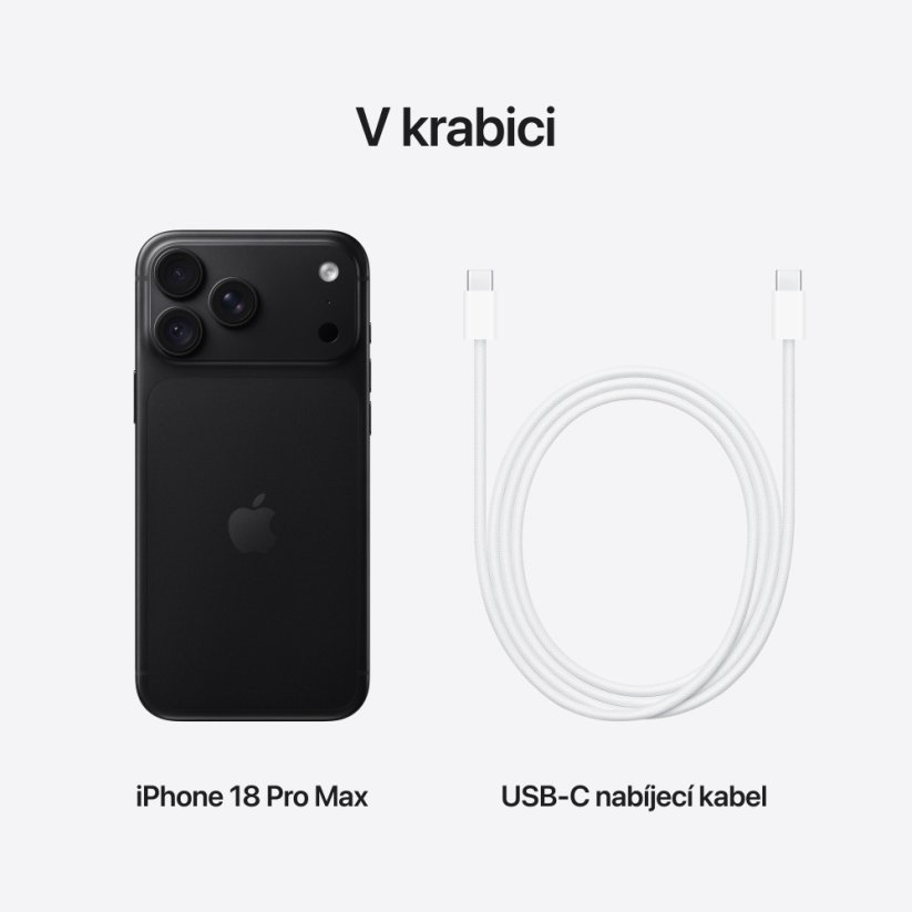Apple iPhone 18 Pro Max 256GB - černý