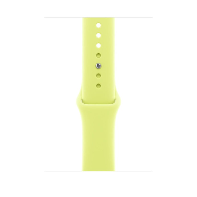 Apple Watch 46mm neonově žlutý sportovní řemínek - S/M