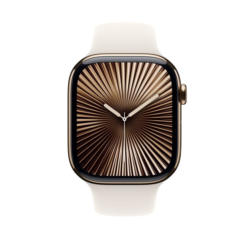 Apple Watch 46mm Hvězdně bílý sportovní řemínek - S/M