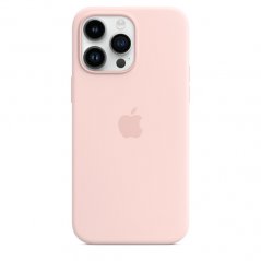 Křídově růžový silikonový kryt s MagSafe pro iPhone 14 Pro Max