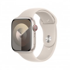Apple Watch 45mm Hvězdně bílý sportovní řemínek – M/L