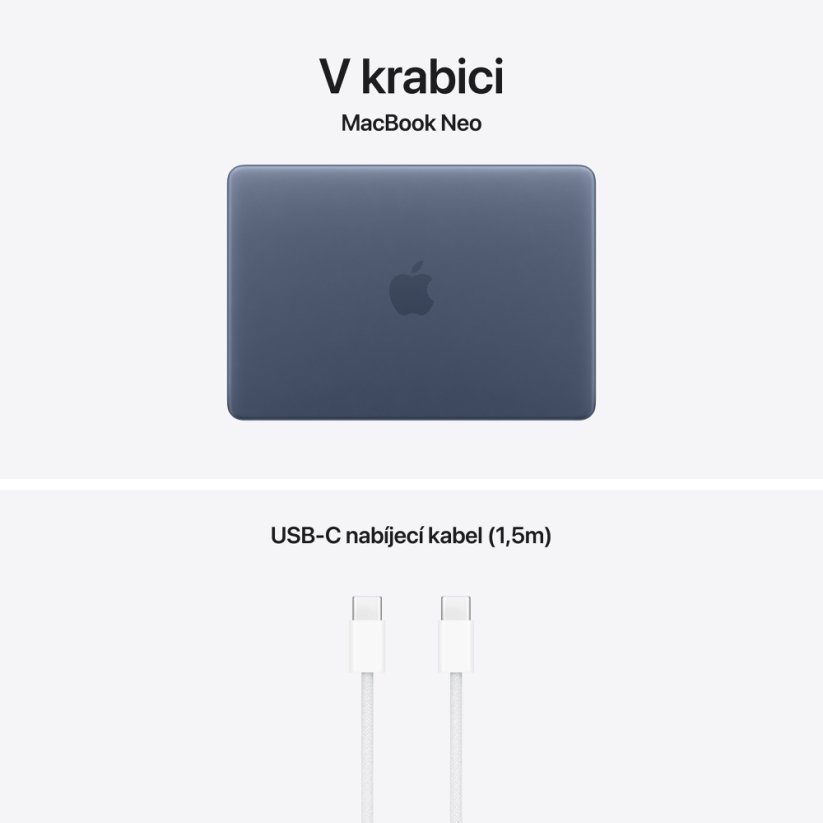 MacBook Neo 13" A18P 6C CPU/5C GPU/8G/512GB SSD - indigo