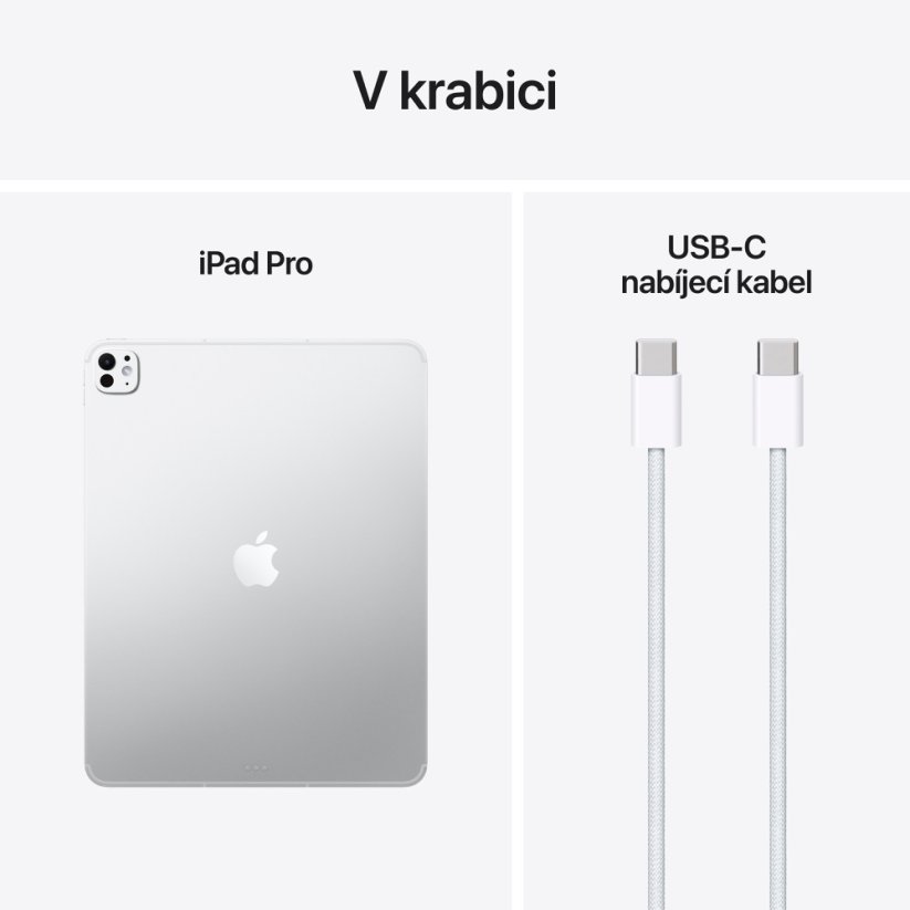 Apple iPad Pro 13" M5 Wi-Fi + Cell 16GB/2TB - stříbrný