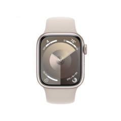 Apple Watch Series 9 Cellular 41mm Hvězdně bílý hliník s hvězdně bílým sportovním řemínkem - M/L