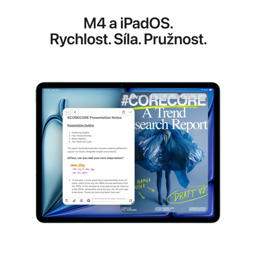 iPad Air 11″ M4 Wi-Fi + Cellular 512GB - modrý