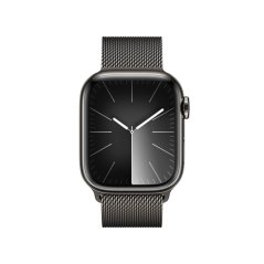 Apple Watch Series 9 Cellular 41mm Grafitově šedý nerez s grafitově šedým milánským tahem