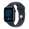Apple Watch SE 3 GPS 44mm temně inkoustový hliník s námořnicky modrým sportovním řemínkem M/L