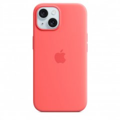 Apple Silikonový kryt s MagSafe na iPhone 15 – světle melounový