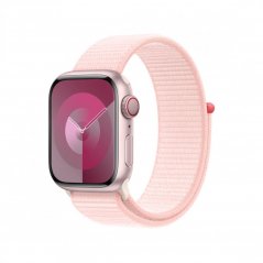 Apple Watch 41mm Světle růžový provlékací sportovní řemínek