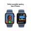 Apple Watch SE Cellular 40mm Stříbrný hliník s denimovým sportovním řemínkem - M/L