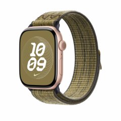 Apple Watch 46mm zeleno-šedý provlékací sportovní řemínek Nike
