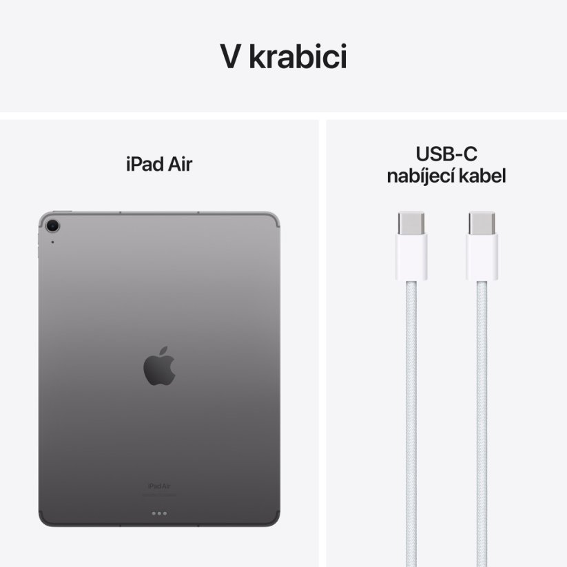 Apple iPad Air 13″ M2 Wi-Fi + Cell 1TB - Vesmírně šedý