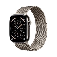 Apple Watch Series 11 Cellular 42mm přírodní titan s přírodním milánským tahem