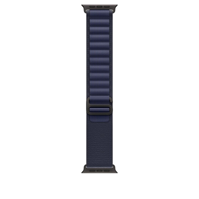 Apple Watch 49mm námořnicky modrý Alpský tah - S - provedení z černého titanu