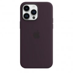 Bezinkově fialový silikonový kryt s MagSafe pro iPhone 14 Pro Max