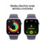 Apple Watch Series 11 Cellular 46mm stříbrný hliník s mlžně fialovým sportovním řemínkem M/L