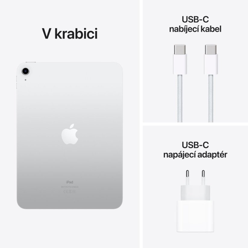 Apple iPad 10,9" Wi-Fi 64GB - Stříbrný