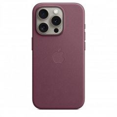 Apple Kryt z tkaniny FineWoven s MagSafe na iPhone 15 Pro – morušově rudý