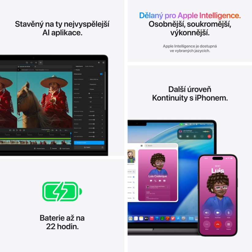 MacBook Pro 14″ M5Pro 18xCPU/20xGPU/24G/2T SSD - vesmírně černý