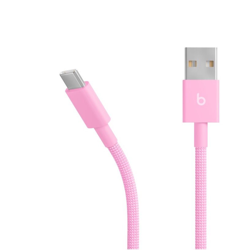 Beats USB-A / USB-C Woven Cable (1.5m)- Power Pink