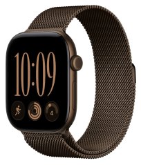 Apple 46mm milánský tah - tmavě bronzový S/M